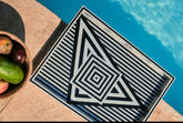 Patterned Rectangle Tray - Rofoof- The Mob Collective